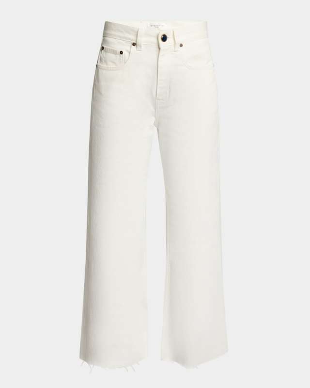 High-Rise Wide-Leg Crop Jeans